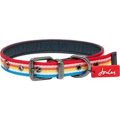 Collier pour chien Rayures Arc-en-ciel Joules - Medium Collier pour chien Rayures Arc-en-ciel Joules - Medium