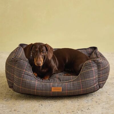 Joules Henson Check Box Hundebett - Mehrfarbig Joules Henson Check Box Hundebett - Mehrfarbig