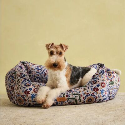 Joules Large Floral Box Dog Bed Joules Large Floral Box Dog Bed