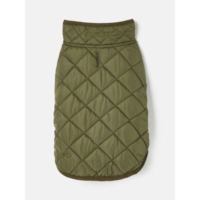 Manteau matelassé khaki Joules pour chiens - Grand Manteau matelassé khaki Joules pour chiens - Grand