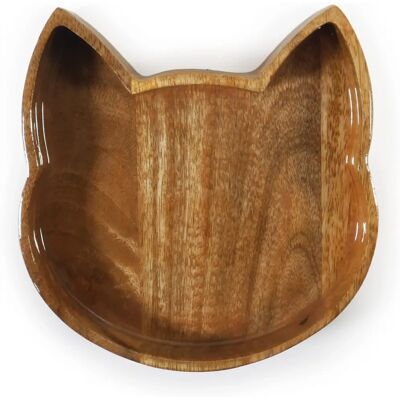 Rosewood Cat Food Bowl - Wooden, 420ml Capacity Rosewood Cat Food Bowl - Wooden, 420ml Capacity