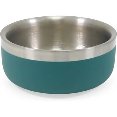 Rosewood Double Wall Stainless Steel Bowl Teal - 350ml Rosewood Double Wall Stainless Steel Bowl Teal - 350ml