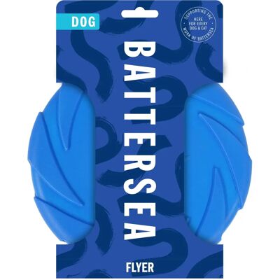 Disque en mousse bleu Battersea pour chiens - Publicité Disque en mousse bleu Battersea pour chiens - Publicité