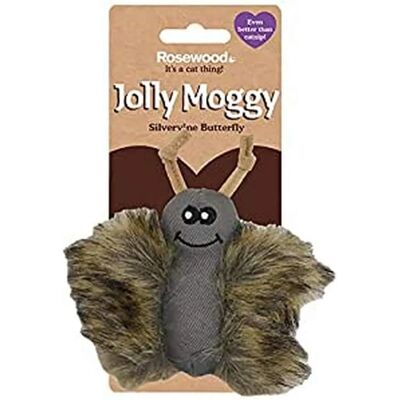 Rosewood Jolly Moggy Silvervine Papillon - Jouet pour Chat Rosewood Jolly Moggy Silvervine Papillon - Jouet pour Chat