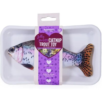 Jolly Moggy Kattemynte Fiskeleke - 21cm Jolly Moggy Kattemynte Fiskeleke - 21cm