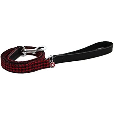 Laisse pour chien de designer Wag-N-Walk de Rosewood - Motif pied-de-poule Laisse pour chien de designer Wag-N-Walk de Rosewood - Motif pied-de-poule