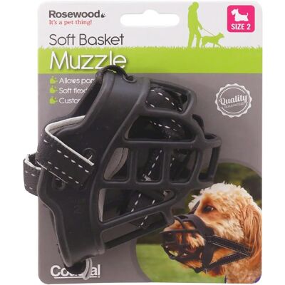 Rosewood Muzzle Size 2 - Soft Basket Rosewood Muzzle Size 2 - Soft Basket