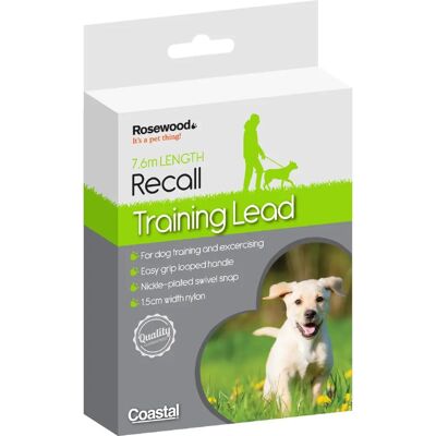 Laisse pour chien Rosewood Recall - 7,6 m Orange - Laisse pour chien Laisse pour chien Rosewood Recall - 7,6 m Orange - Laisse pour chien