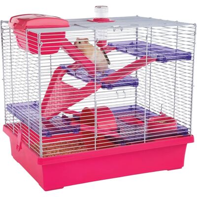 Rosewood Pico XL Hamsterkäfig - Pink - 50 x 36 x 47cm Rosewood Pico XL Hamsterkäfig - Pink - 50 x 36 x 47cm