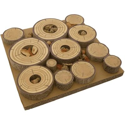 Rosewood Boredom Breaker Maze-a-Log Wyzwanie z nagrodami - Zabawka dla małych zwierząt Rosewood Boredom Breaker Maze-a-Log Wyzwanie z nagrodami - Zabawka dla małych zwierząt