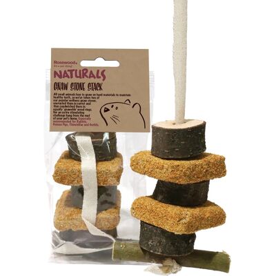 Rosewood Gnaw Stone Stack Small Animal Treat - Pet Treat Rosewood Gnaw Stone Stack Small Animal Treat - Pet Treat