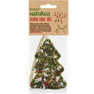 Rosewood Naturals Festive Fruit Tree - Small Animal Treats Rosewood Naturals Festive Fruit Tree - Small Animal Treats
