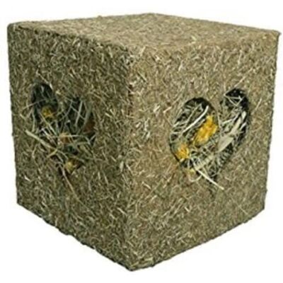 Rosewood I Love Hay Large Forage Cube Treat & Toy Rosewood I Love Hay Large Forage Cube Treat & Toy