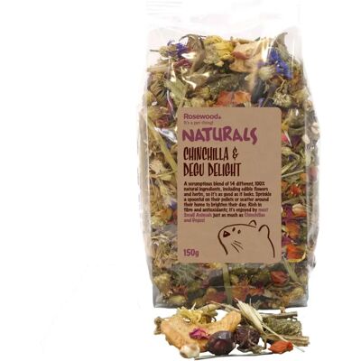 Rosewood Naturals Chinchilla & Degu Delight - Small Animal Treats Rosewood Naturals Chinchilla & Degu Delight - Small Animal Treats