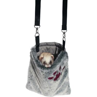 Sac de transport pour petits animaux Rosewood - Peluche douce 26x29cm Sac de transport pour petits animaux Rosewood - Peluche douce 26x29cm