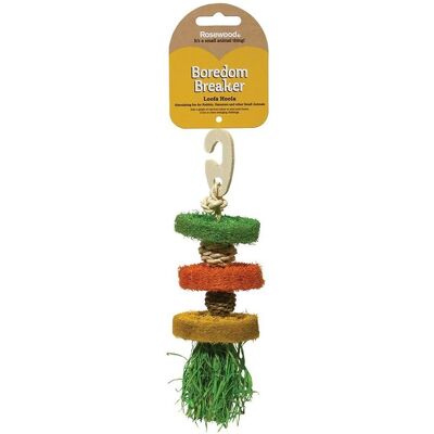 Rosewood Loofa Hoola Klein Dier Speelgoed - Kauwactiviteit voor cavia's, konijnen, ratten, chinchilla's Rosewood Loofa Hoola Klein Dier Speelgoed - Kauwactiviteit voor cavia's, konijnen, ratten, chinchilla's