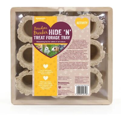 Rosewood Hide 'n' Treat Forage Tray - Small Animal - 18 cm Rosewood Hide 'n' Treat Forage Tray - Small Animal - 18 cm