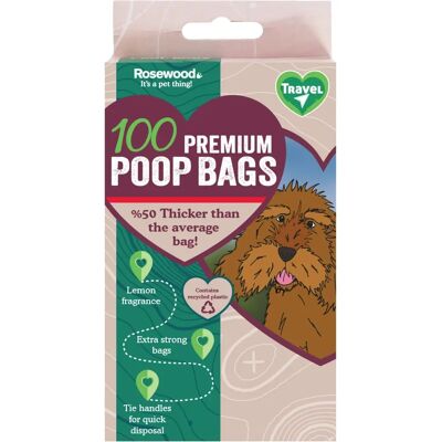 Sacs à déjections pour chiens Rosewood 100 biodégradables - Sacs à déjections Sacs à déjections pour chiens Rosewood 100 biodégradables - Sacs à déjections