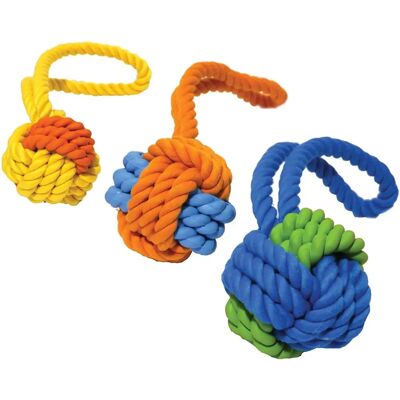 Jouet pour chien Rosewood - Corde et caoutchouc 29cm - Publicité Jouet pour chien Rosewood - Corde et caoutchouc 29cm - Publicité