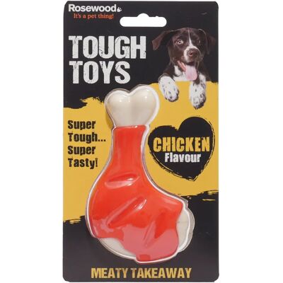 Jouet Résistant pour Chien Rosewood - Jambon de Poulet - Petit Jouet Résistant pour Chien Rosewood - Jambon de Poulet - Petit