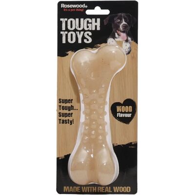Rosewood Large Dog Toy - Durable Wooden Bone Rosewood Large Dog Toy - Durable Wooden Bone
