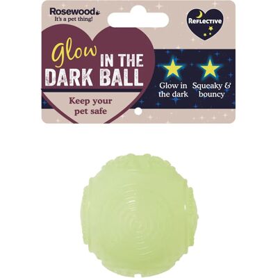Jouet pour chien Rosewood - Balle lumineuse 8cm Jouet pour chien Rosewood - Balle lumineuse 8cm