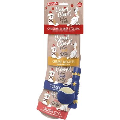 Chaussette de Noël pour chien Rosewood Cupidon et Comète - Stocking Chaussette de Noël pour chien Rosewood Cupidon et Comète - Stocking