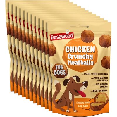 Rosewood Chicken Crunchy Meatballs Dog Treats - Dog Treats Rosewood Chicken Crunchy Meatballs Dog Treats - Dog Treats