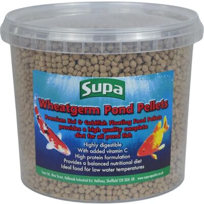 Supa - Wheatgerm Pond Food Pellets - 1.5kg - Wheatgerm - Pond Fish Food Pellets Supa - Wheatgerm Pond Food Pellets - 1.5kg - Wheatgerm - Pond Fish Food Pellets