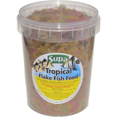 Supa - Tropical Flake - 1 Litre - Fish Food Supa - Tropical Flake - 1 Litre - Fish Food