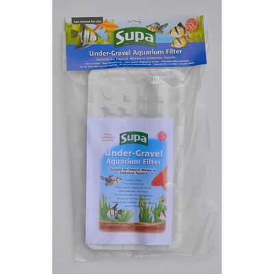 Supa undervattensfilter för akvarium - 43 x 23 cm - Passar för tropiska, marina eller svala akvarier Supa undervattensfilter för akvarium - 43 x 23 cm - Passar för tropiska, marina eller svala akvarier