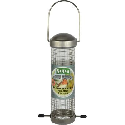 Supa Stainless Steel Fort Knuts Peanut Feeder - 8 inch Supa Stainless Steel Fort Knuts Peanut Feeder - 8 inch