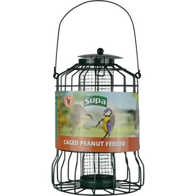 Supa Caged Peanut Feeder - 25cm (10") - Peanut Feeder Supa Caged Peanut Feeder - 25cm (10") - Peanut Feeder