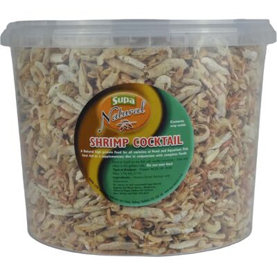 Supa Natural - Shrimp Cocktail - 3 Litre Bucket - Fish Food Supa Natural - Shrimp Cocktail - 3 Litre Bucket - Fish Food