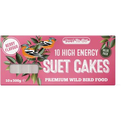 Unipet Suet To Go Blocks Berry & Bugs 10 Pack - Bird Feed Unipet Suet To Go Blocks Berry & Bugs 10 Pack - Bird Feed