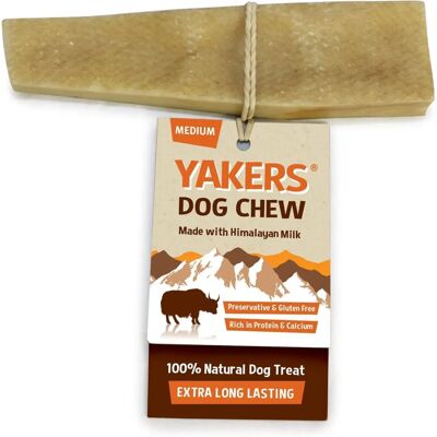 Yakers Himalayan Yak Milk Dog Chew - Medium - Long Lasting - 11cm Yakers Himalayan Yak Milk Dog Chew - Medium - Long Lasting - 11cm