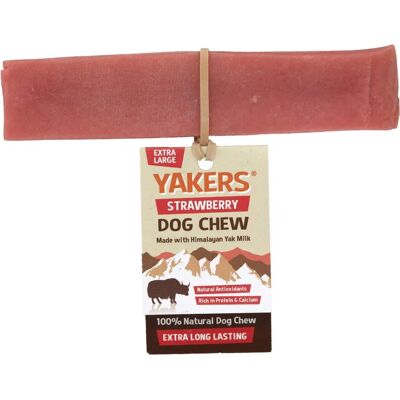 Yakers Himalayan Dog Chew Strawberry - Dog Treat Yakers Himalayan Dog Chew Strawberry - Dog Treat