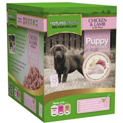 Natures Menu Valp Kyckling & Lamm Pouches - 16x300g Natures Menu Valp Kyckling & Lamm Pouches - 16x300g