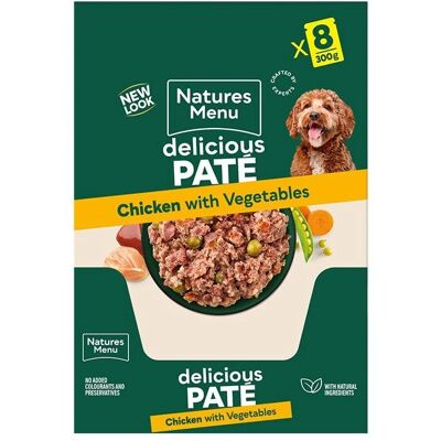 Natures Menu Chicken Vegetables Dog Food - 16x300g Natures Menu Chicken Vegetables Dog Food - 16x300g