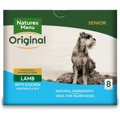 Natures Menu Senior Lamb with Chicken, Veg and Rice Dog Food - Dog Food Natures Menu Senior Lamb with Chicken, Veg and Rice Dog Food - Dog Food