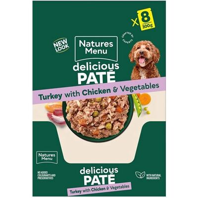 Natures Menu Dog Wet Food Pouch Adult Chicken Turkey - Dog Food Natures Menu Dog Wet Food Pouch Adult Chicken Turkey - Dog Food