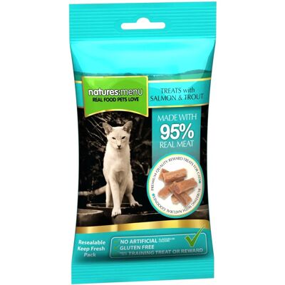 Natures Menu Laks og ørret kattegodteri - 60g Natures Menu Laks og ørret kattegodteri - 60g