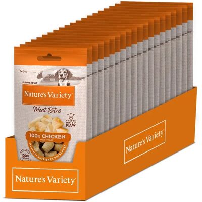 Affinity Bouchées De Poulet - 20g 20 Unités Friandises pour Animaux Affinity Bouchées De Poulet - 20g 20 Unités Friandises pour Animaux