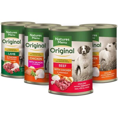 Natures Menu Original Can Multipack Wet Dog Food - 12 x 400g Natures Menu Original Can Multipack Wet Dog Food - 12 x 400g