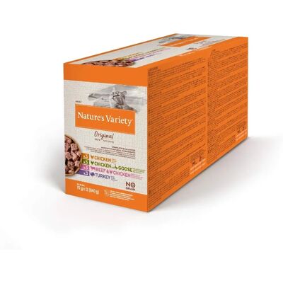 Nature's Variety Original Multipack Pouches for Adult Cats - 12 x 70g Nature's Variety Original Multipack Pouches for Adult Cats - 12 x 70g