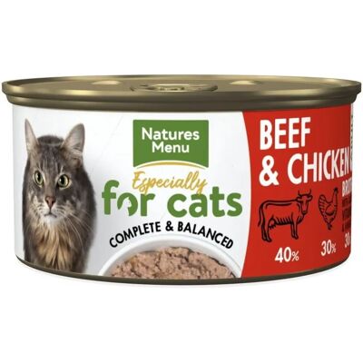 Natures Menu Biff och Kyckling för Vuxen Katt 85g - Katmat Natures Menu Biff och Kyckling för Vuxen Katt 85g - Katmat