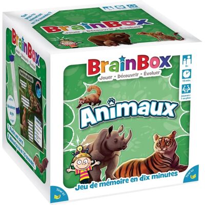 BrainBox: Animales - Juego de memoria y observación - 8+ años BrainBox: Animales - Juego de memoria y observación - 8+ años