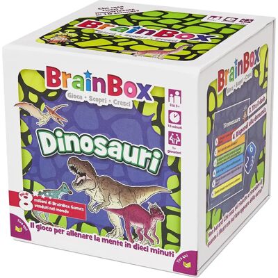 Asmodee Italia Brainbox - Dinosaurs - Jeu de société - Publicité Asmodee Italia Brainbox - Dinosaurs - Jeu de société - Publicité