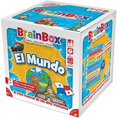 Asmodee BrainBox Świat - Gra Geograficzna 8+ Asmodee BrainBox Świat - Gra Geograficzna 8+