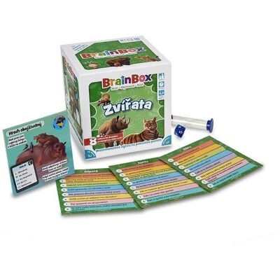ADC Blackfire BrainBox - Zvířata - Vzdělávací karetní hra ADC Blackfire BrainBox - Zvířata - Vzdělávací karetní hra